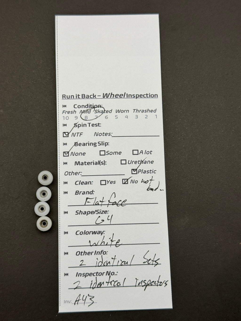 Flatface G4 White - Mild