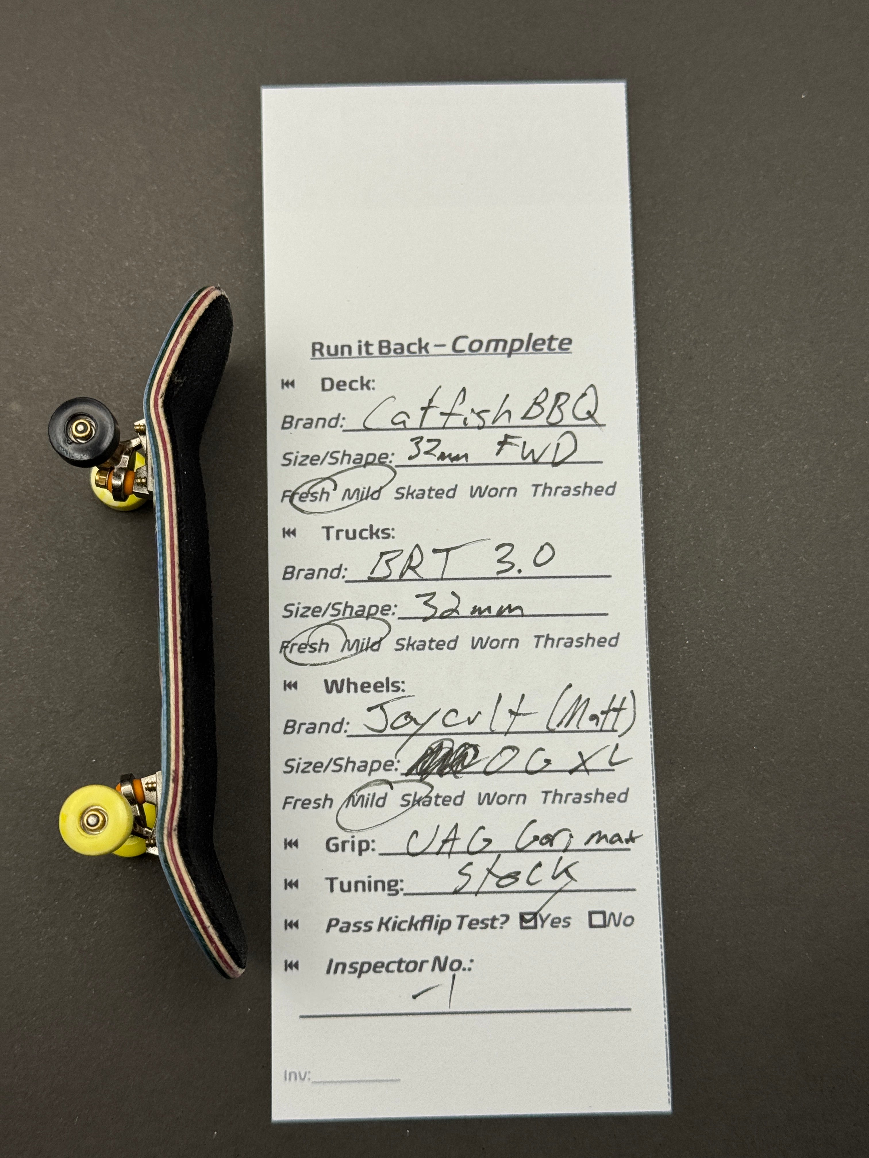 CatfishBBQ 32mm FWD, BRT 3.0 32mm, Joycult (Matt) OG XL