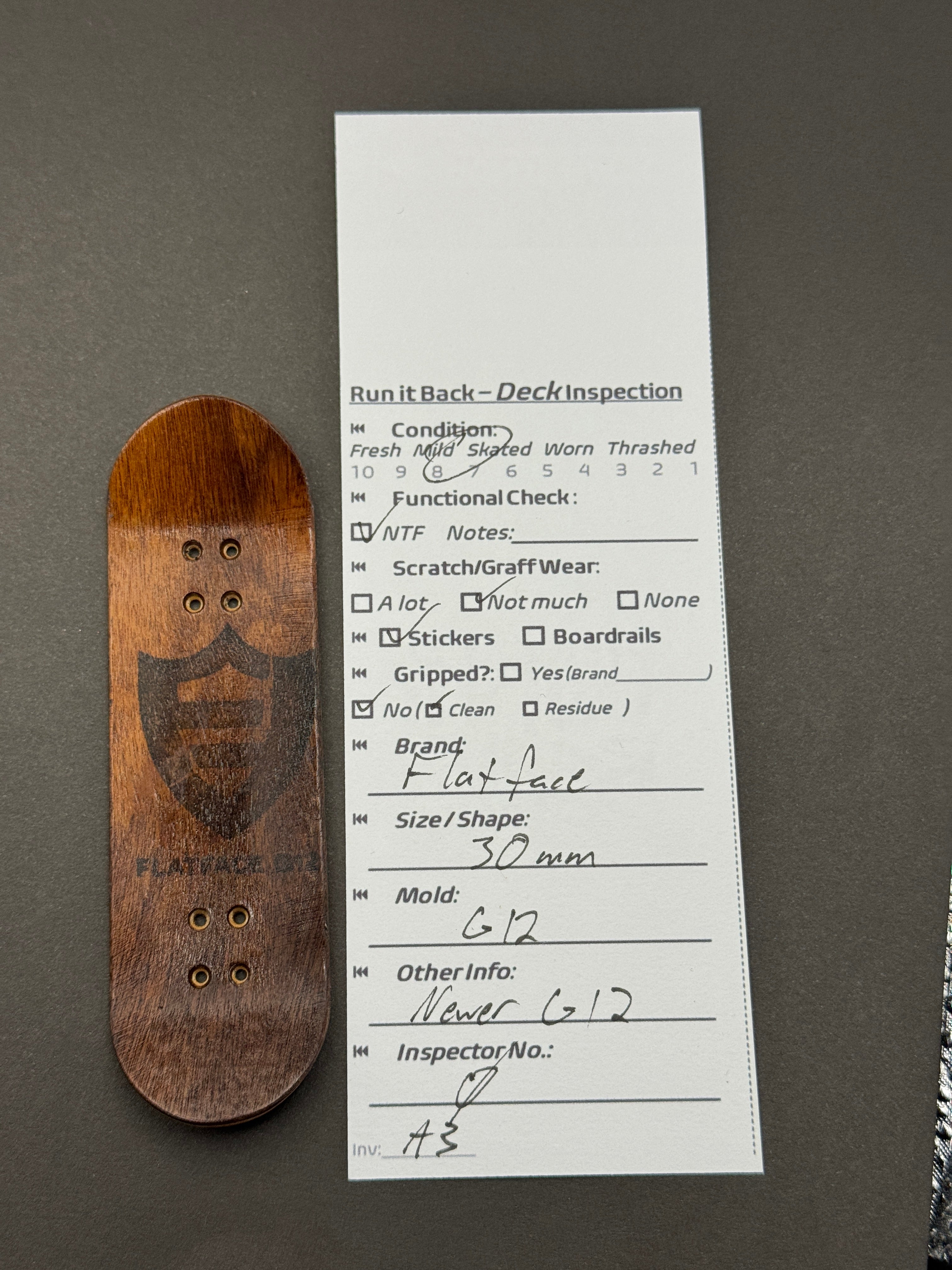 Flatface 30mm G12 - Mild Skated