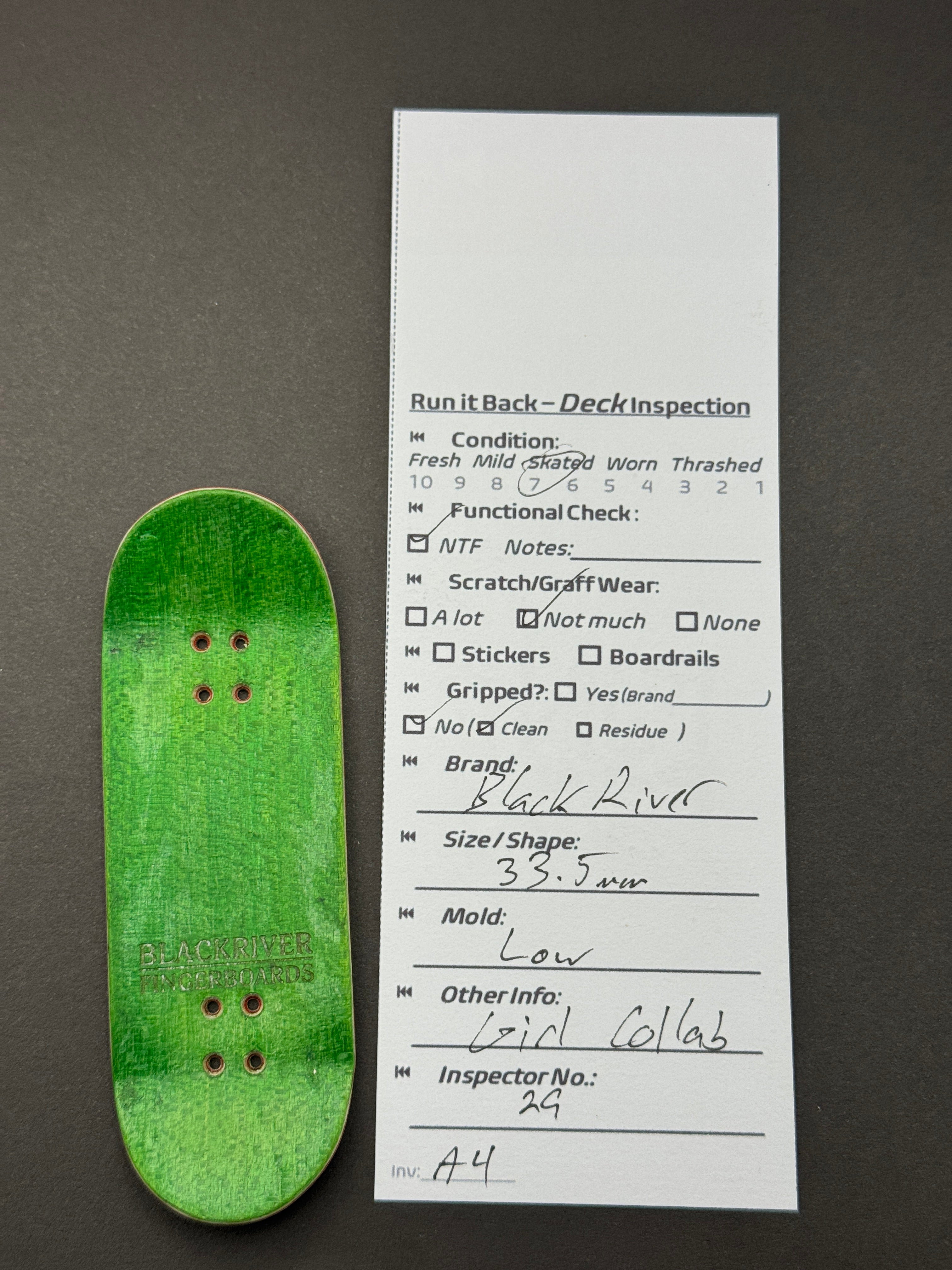Blackriver 33.5mm Low (Girl Collab) - Skated