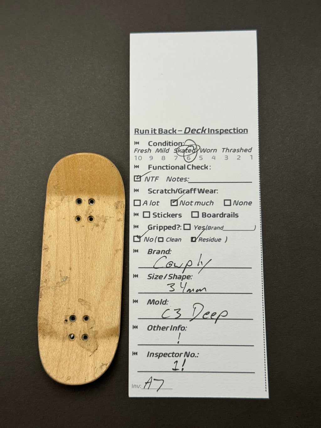 Cowply 34mm C3 Deep - Skated