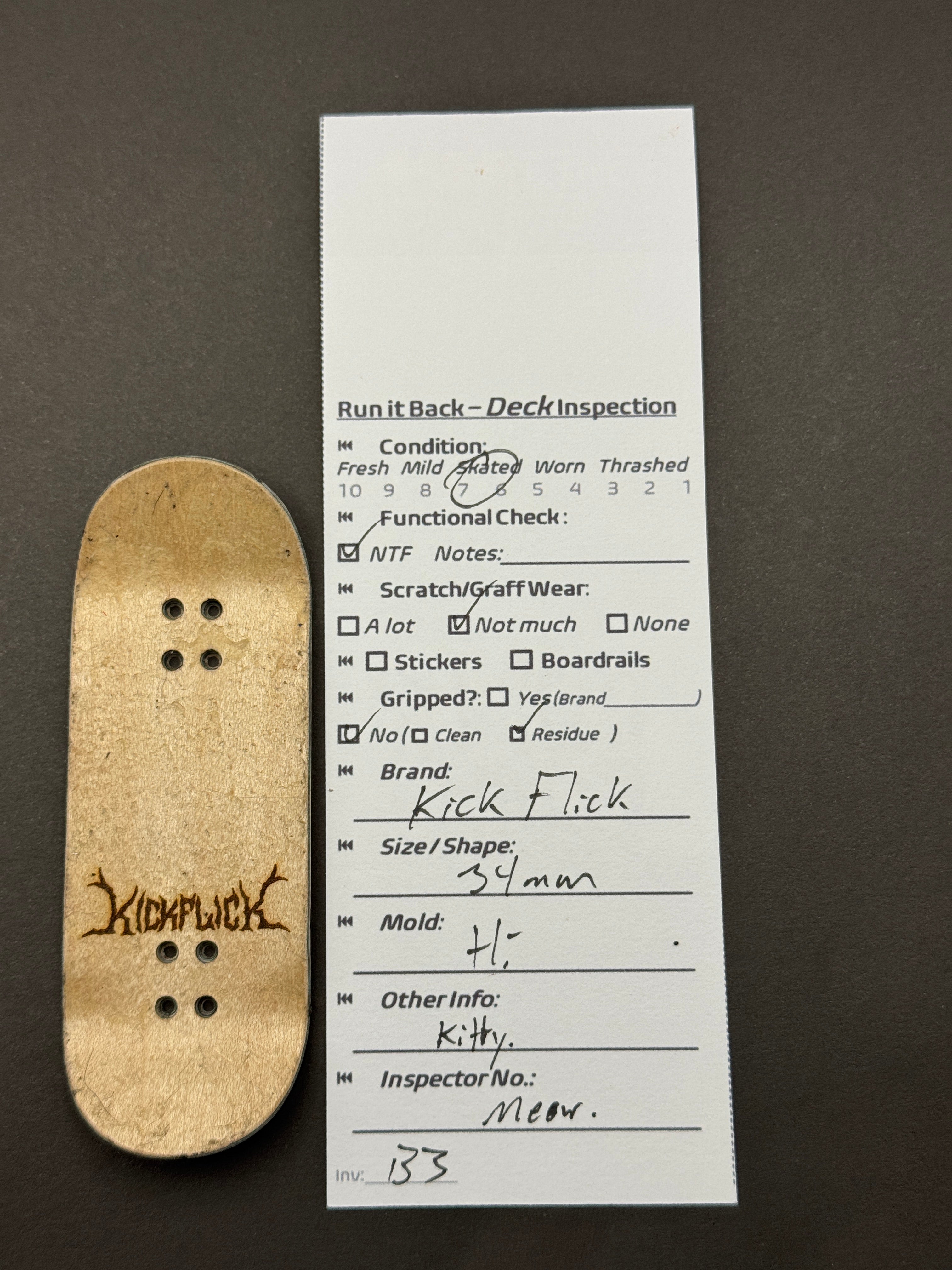 KickFlick 34mm Hi - Skated