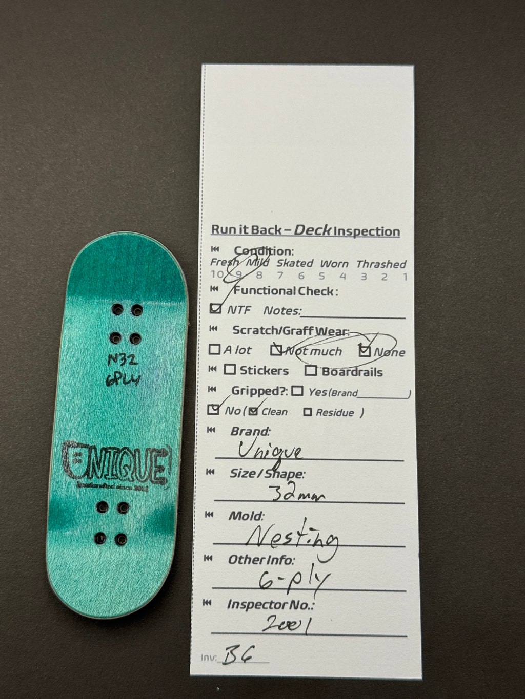 Unique 32mm Nesting - Mild Skated