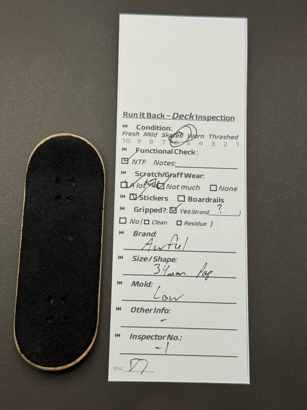 Awful 34mm Pop Low - Skated