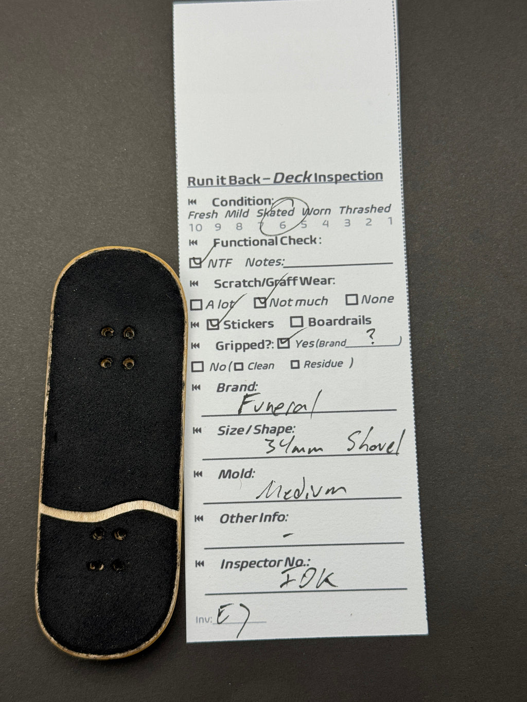 Funeral 34mm Shovel Medium - Skated