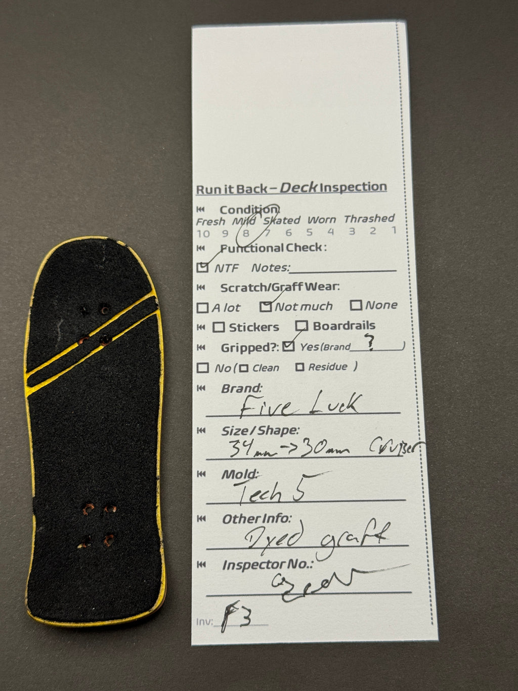 Five Luck 34mm→30mm Cruiser Tech 5 - Mild Skated