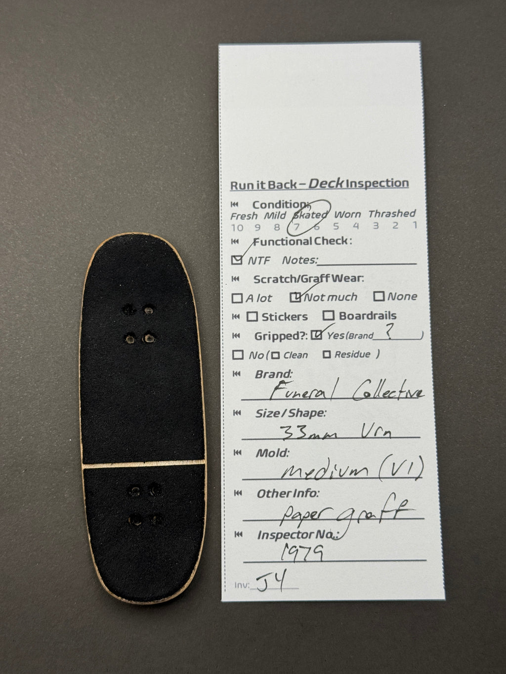 Funeral Collective 33mm Urn Medium - Skated