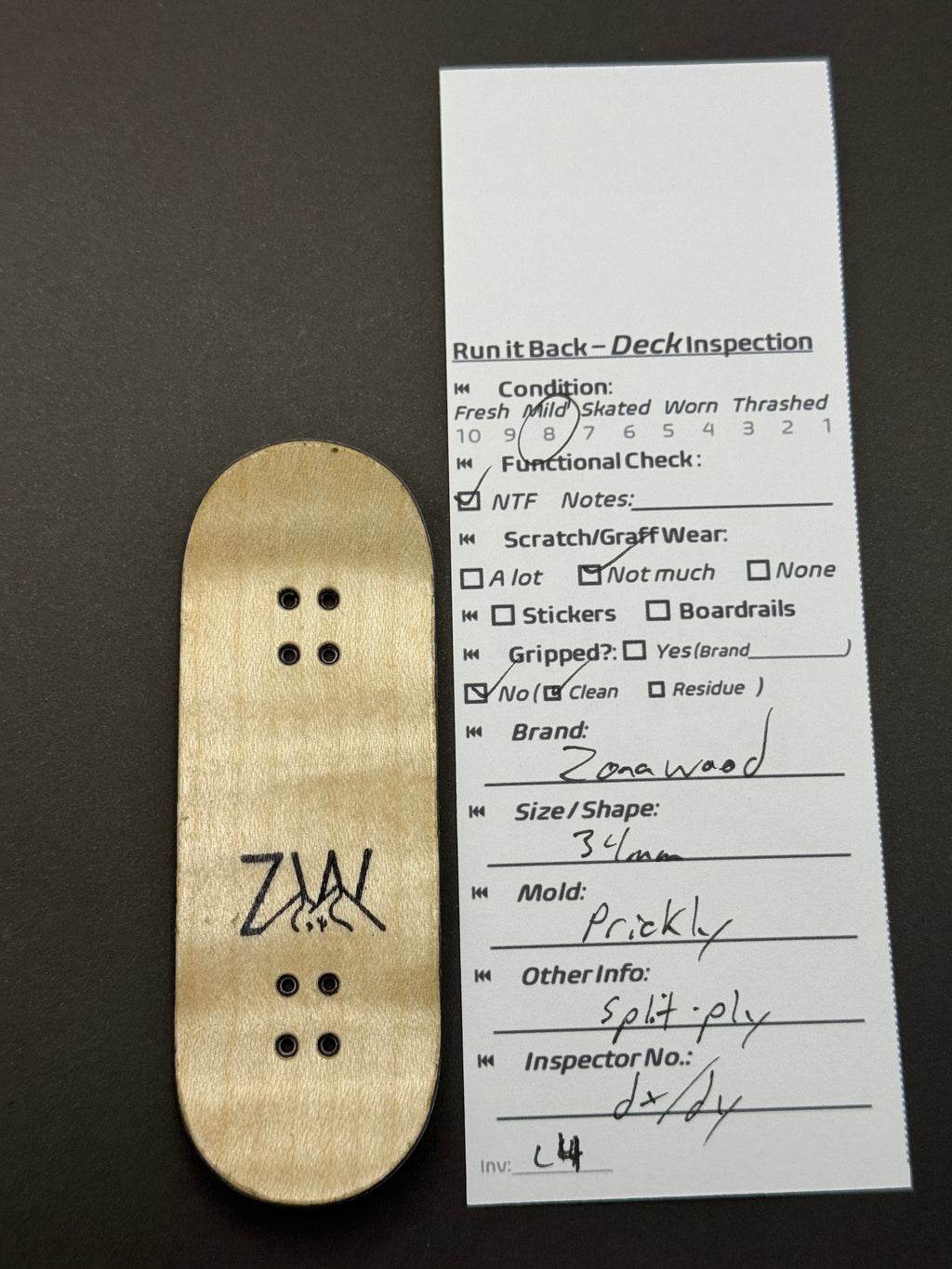 Zonawood 34mm Prickly - Mild