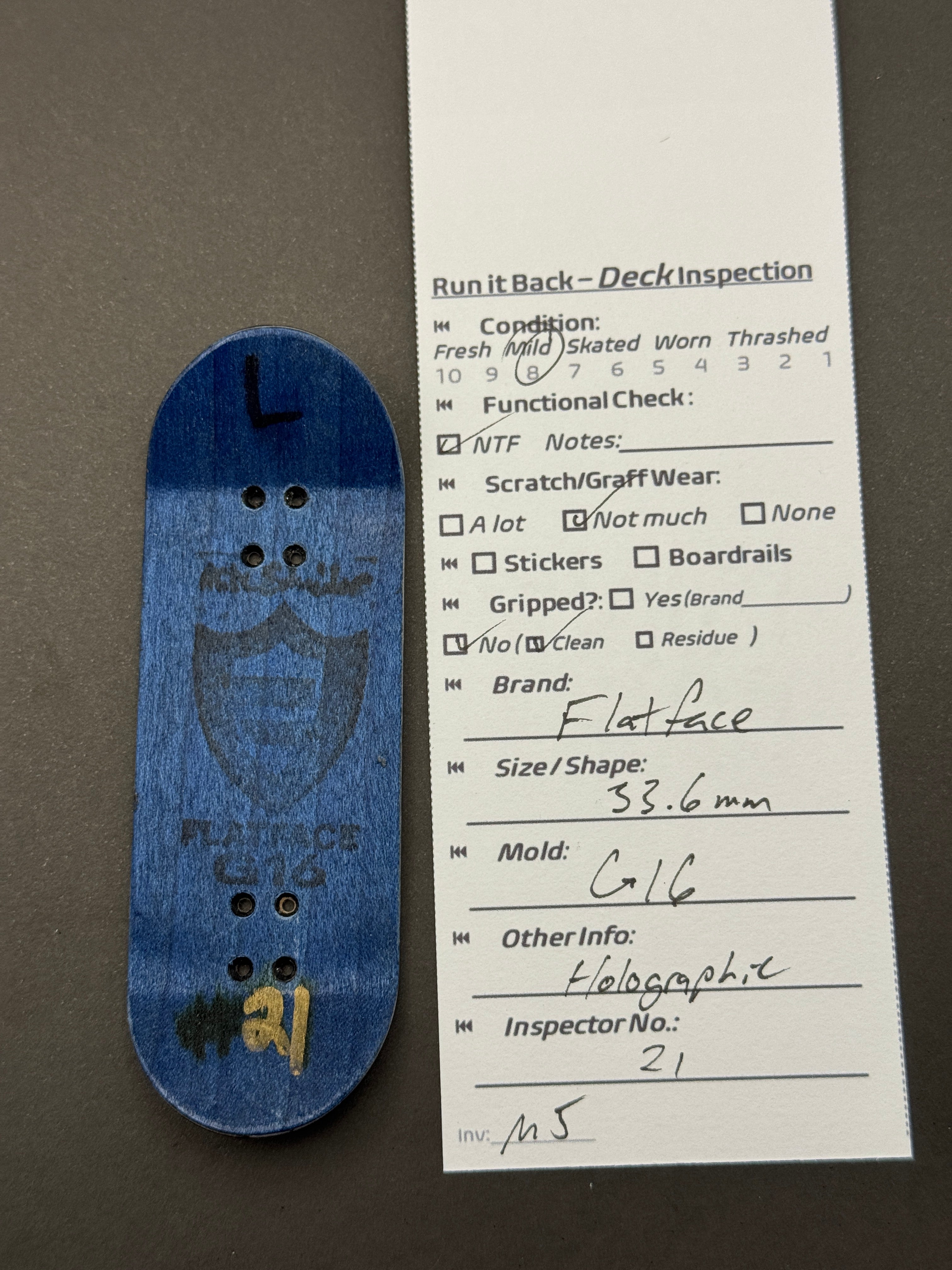 Flatface Exodia 33.6mm G16-L - Mild