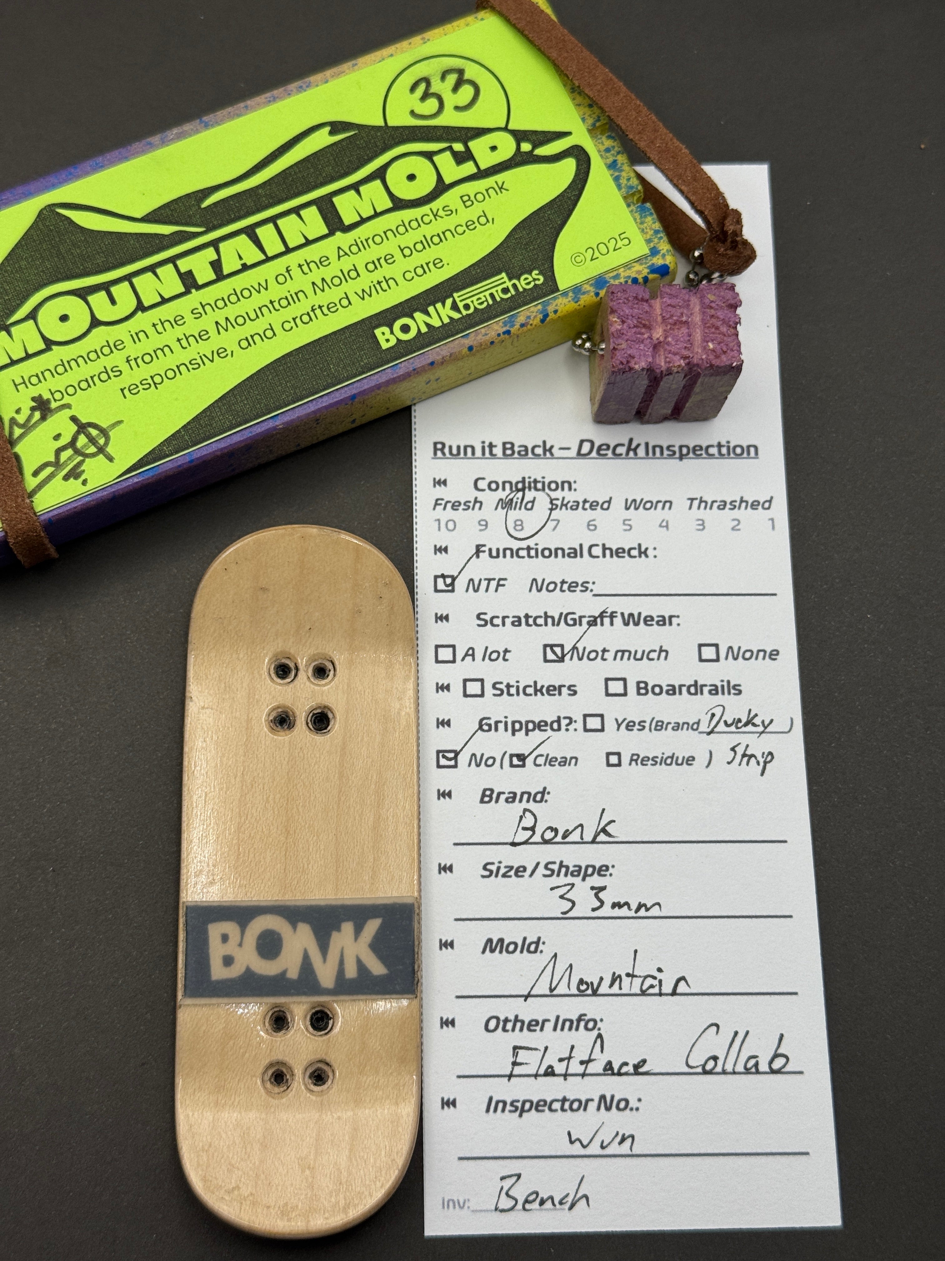 Bonk x Flatface 33mm Mountain Mold - Mild