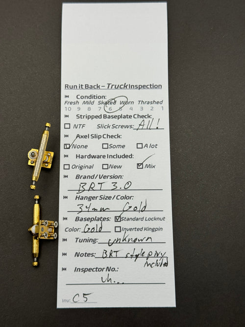 BRT 3.0 34mm Gold – Skated