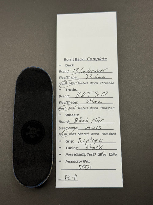 Blackriver 33.5mm Low, BRT 3.0 34mm, Blackriver Mini Wheels