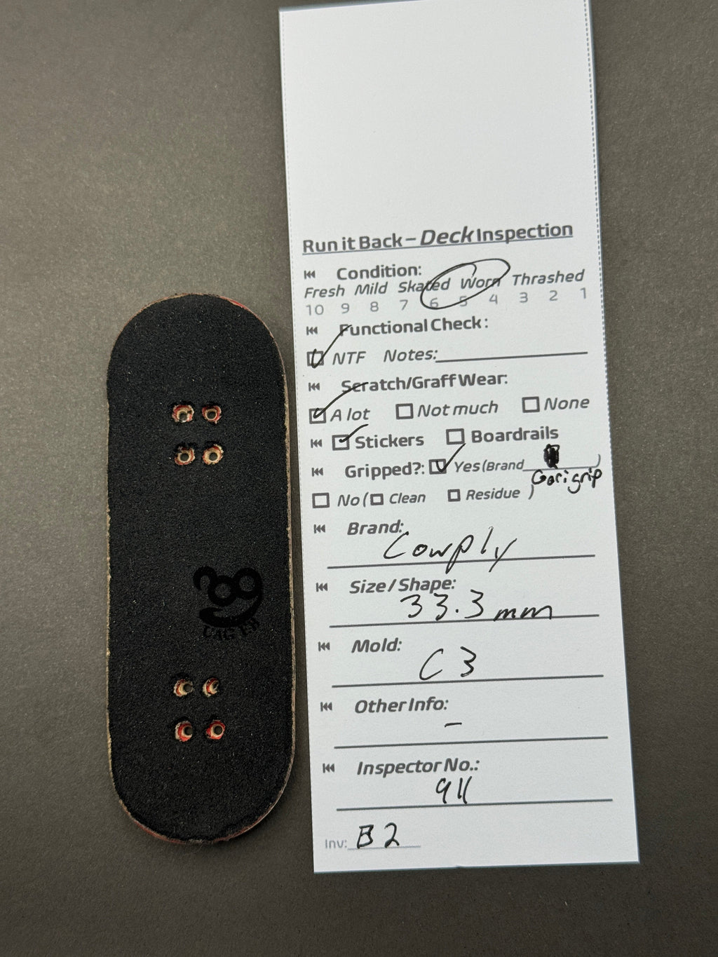Cowply 33.3mm C3 - Skated