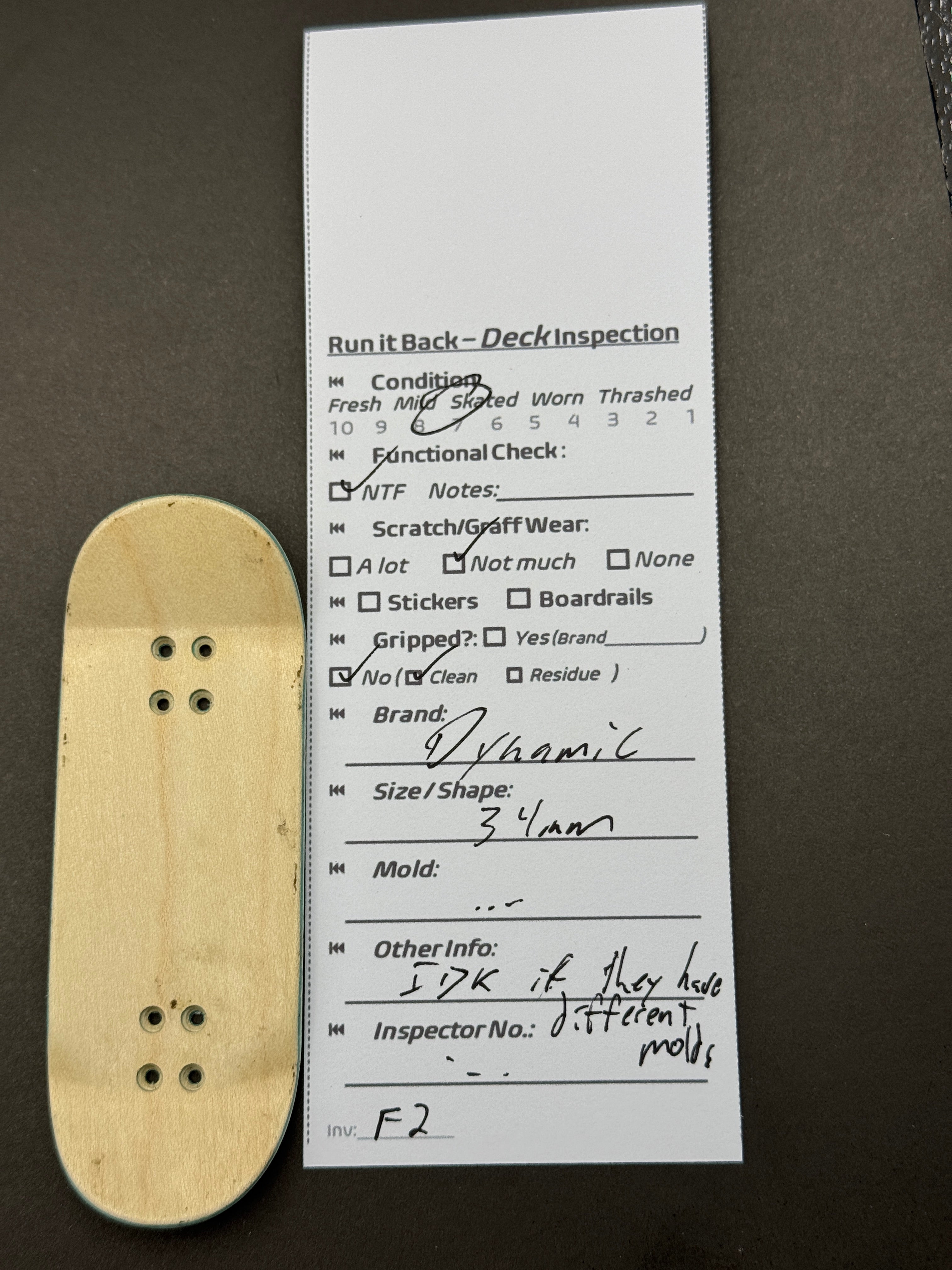 Dynamic 34mm Deck - Mild