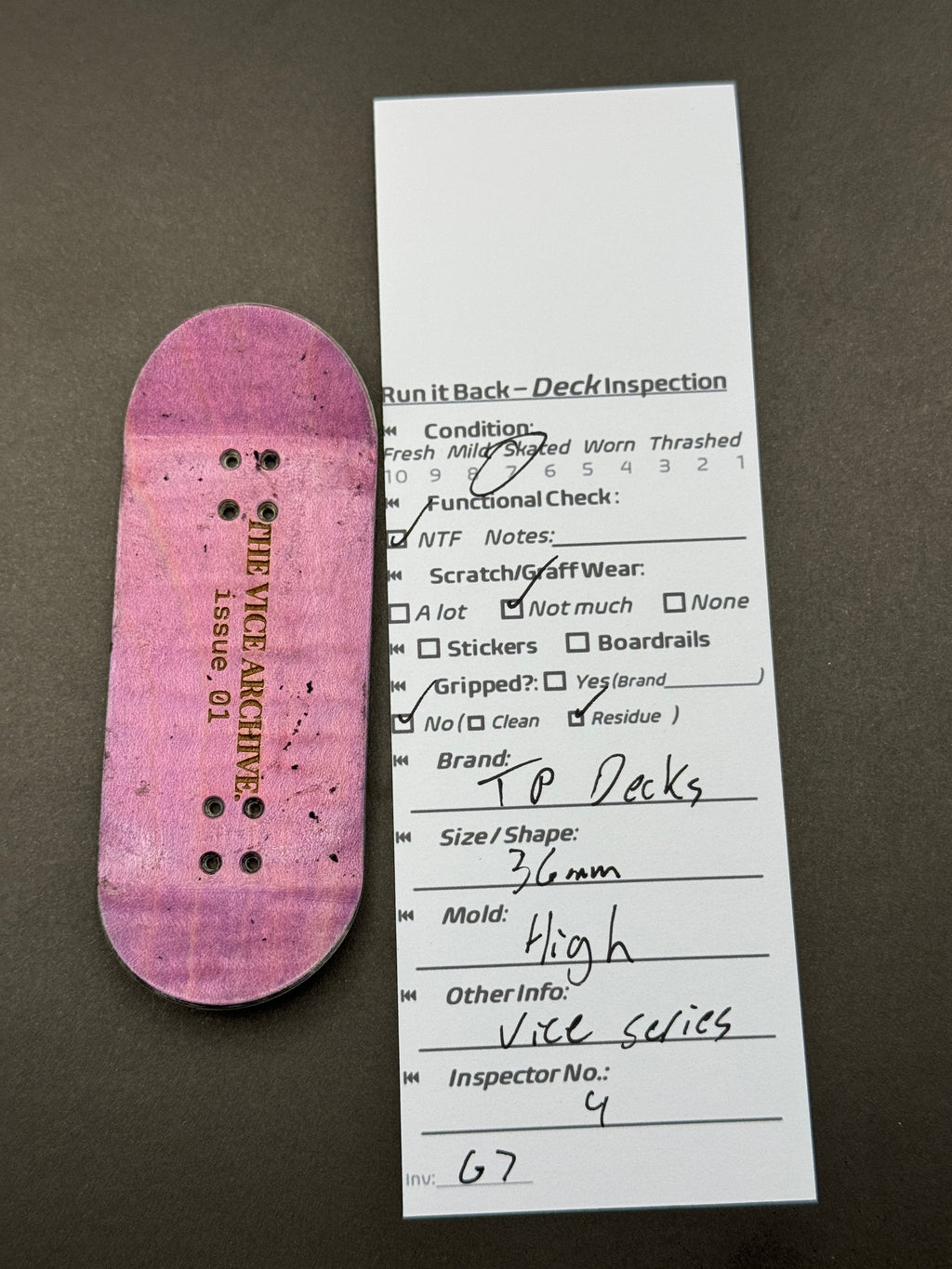 TP Decks 36mm High (Vice Series) - Mild