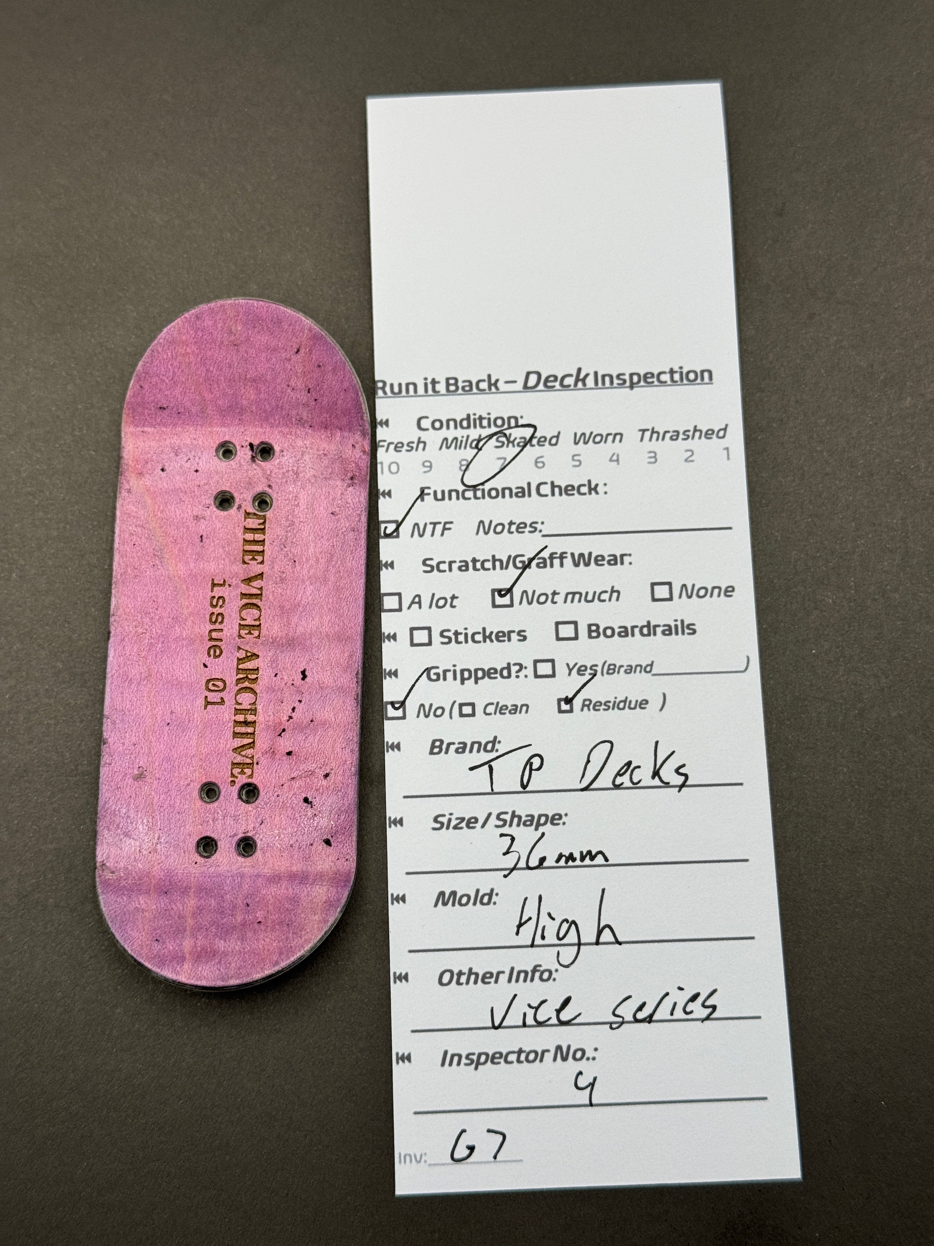 TP Decks 36mm High (Vice Series) - Mild
