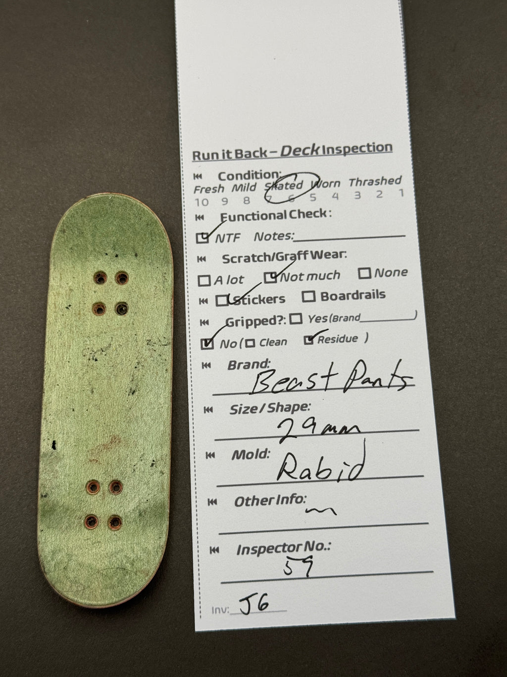 Beast Pants 29mm Rabid - Skated