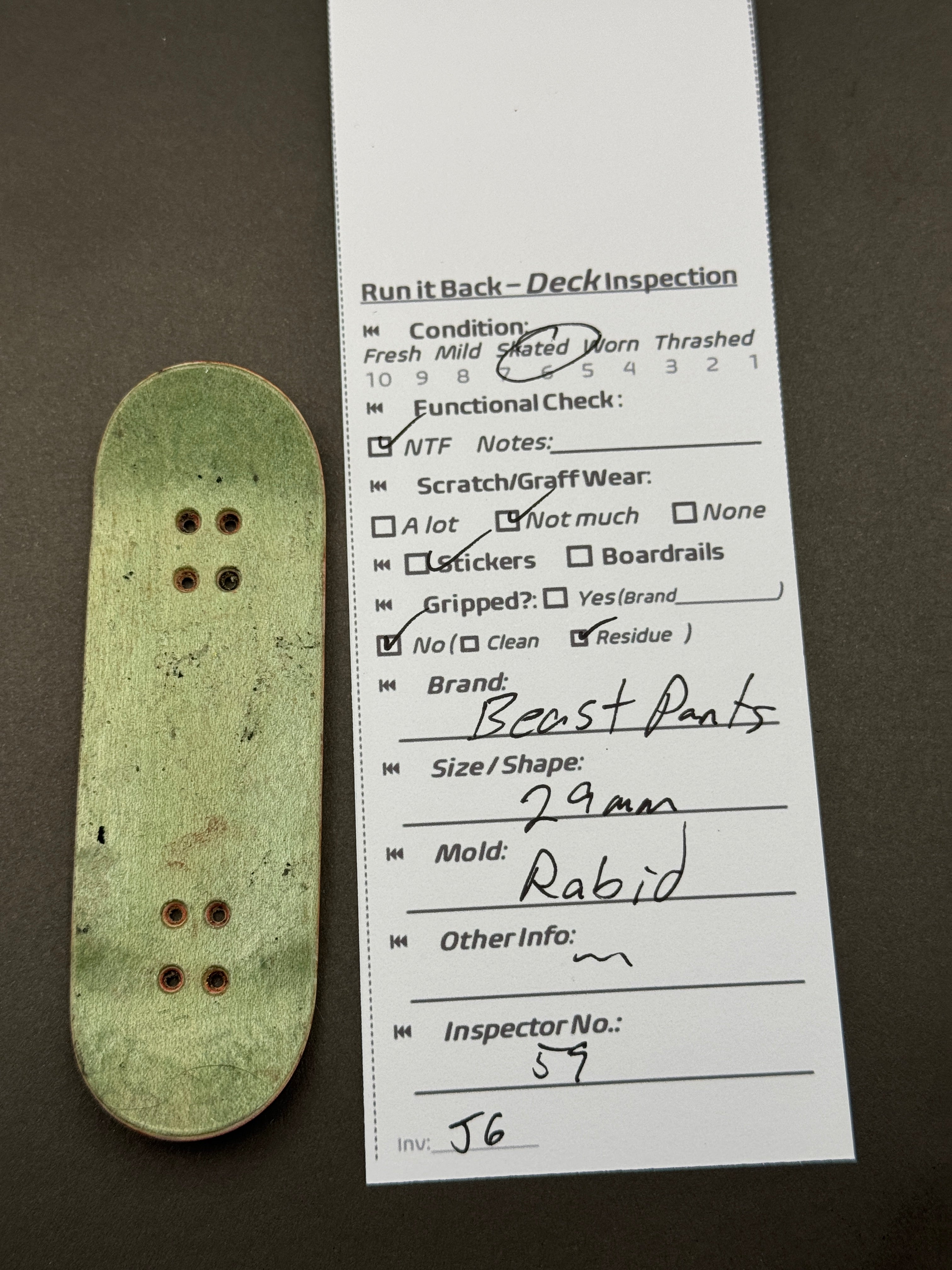 Beast Pants 29mm Rabid - Skated