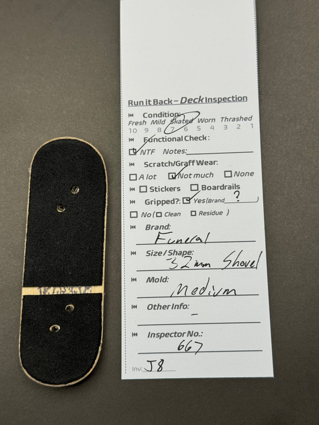 Funeral 32mm Shovel Medium - Skated