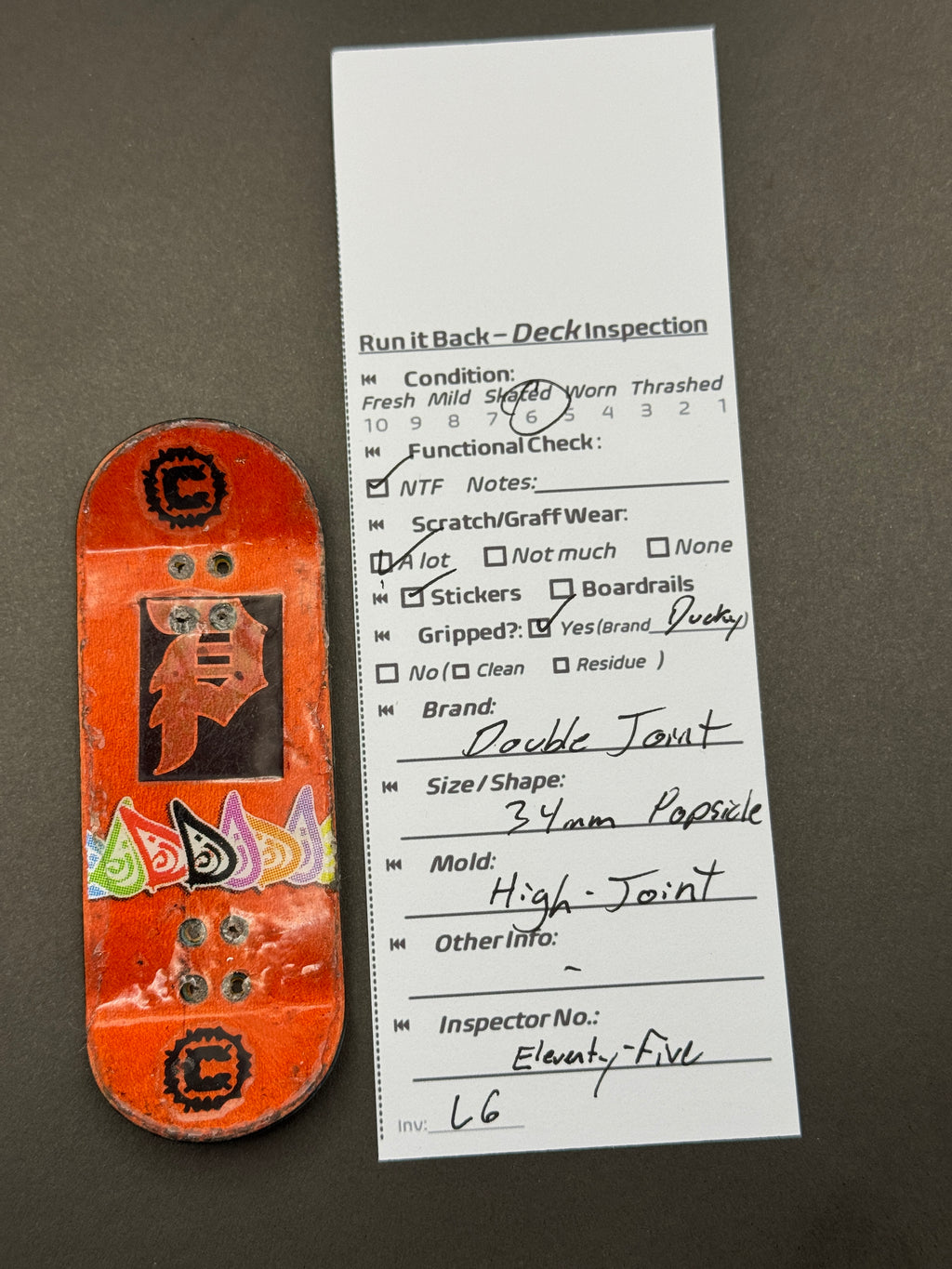 DoubleJoint 34mm Popsicle High-Joint - Skated