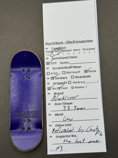 Blackriver 33.3mm Low (Sticker Graphic) - Mild (Refinished by Cash Fb.)