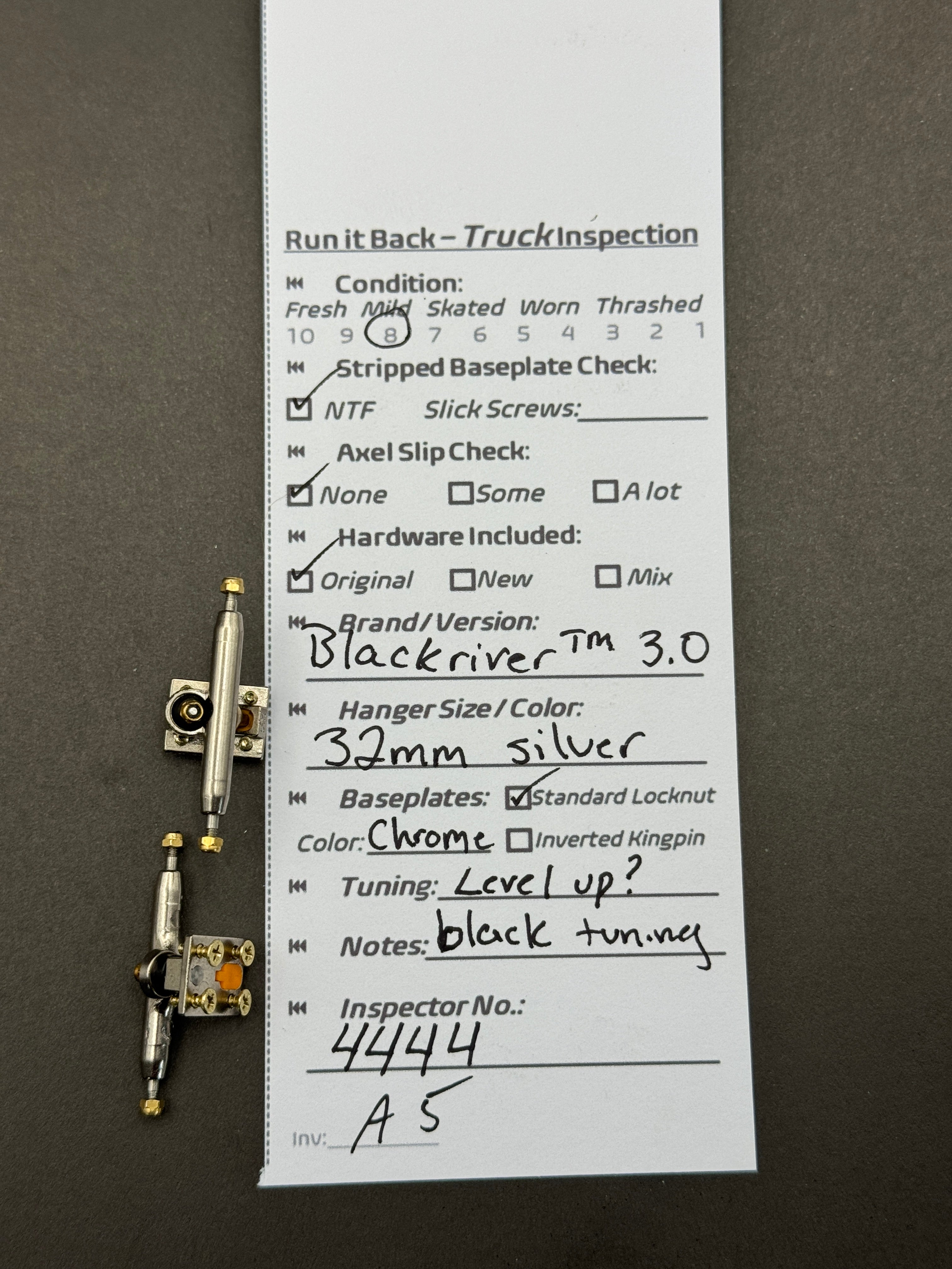 Blackriver 3.0 32mm Silver / Chrome – Mild