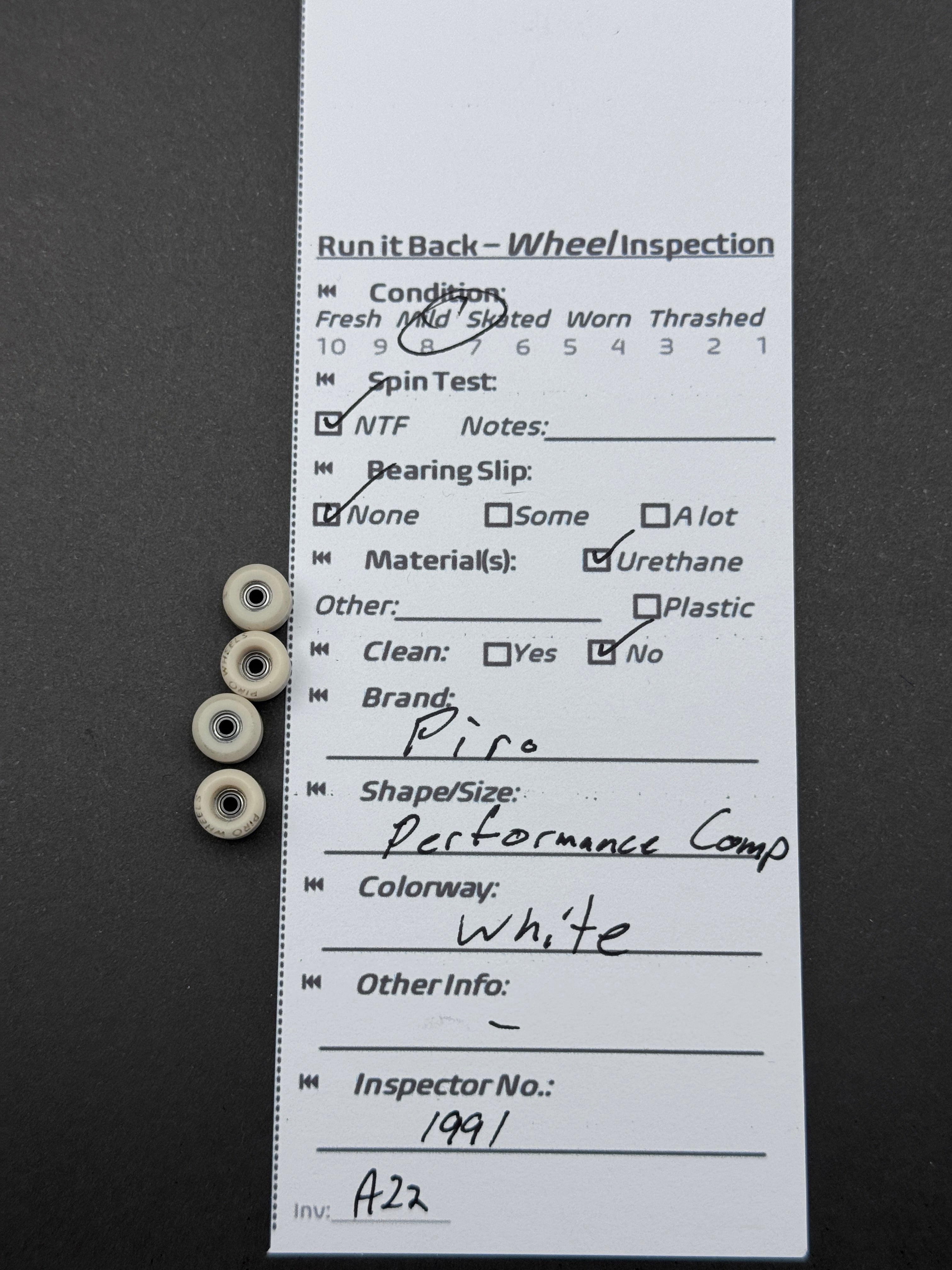 Piro Performance Comp White – Skated
