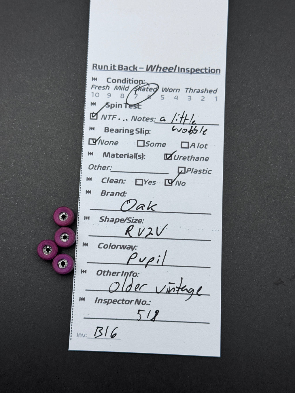 Oak RV2V Pupil – Skated
