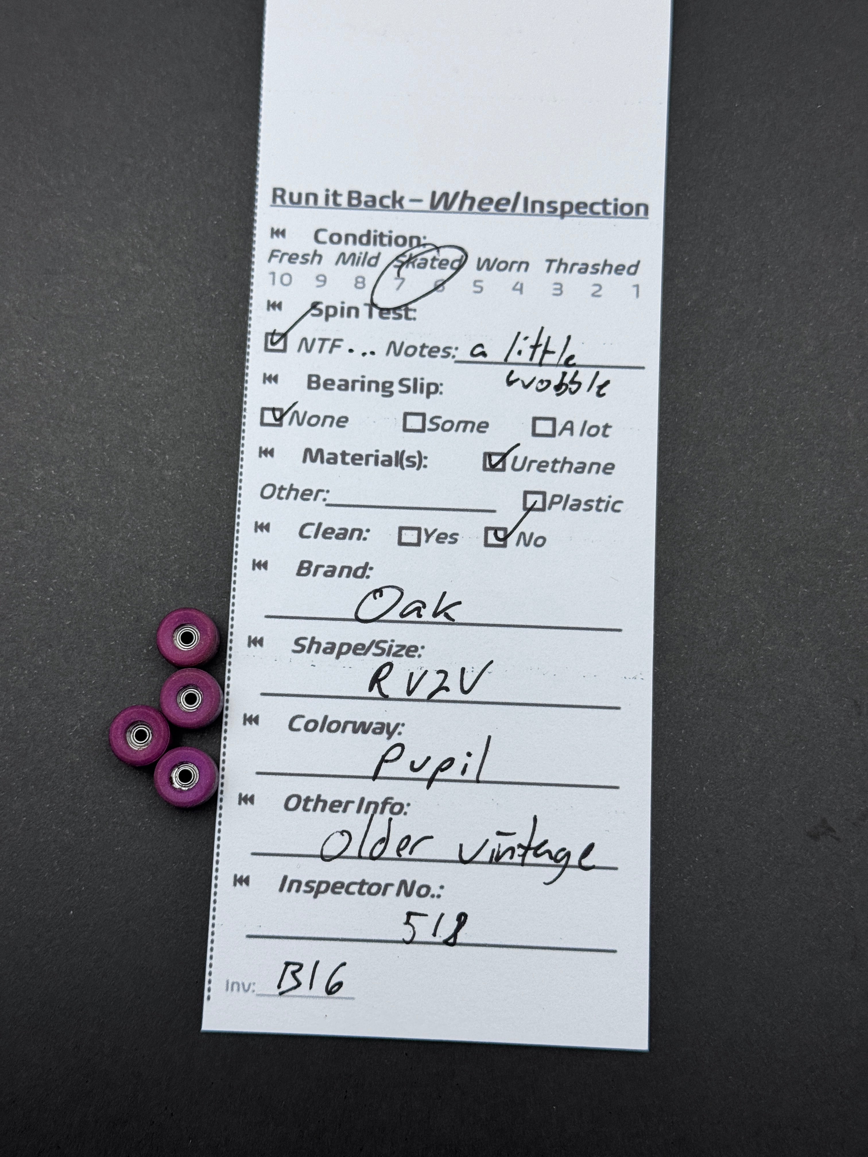 Oak RV2V Pupil – Skated