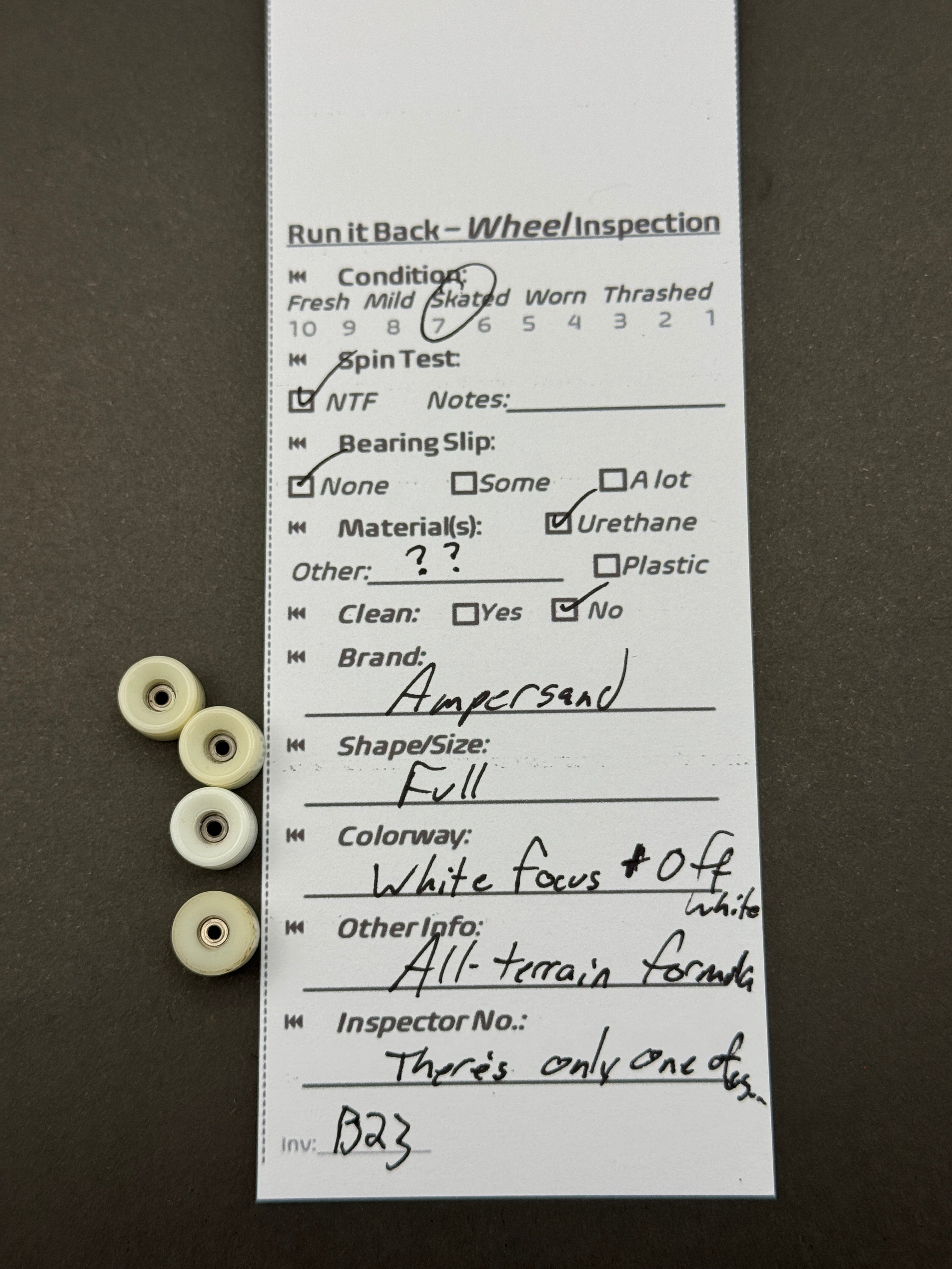 Ampersand &Full White (Customer-Made Focus Set) – Skated
