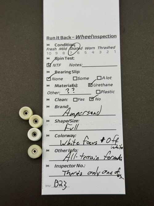 Ampersand &Full White (Customer-Made Focus Set) – Skated