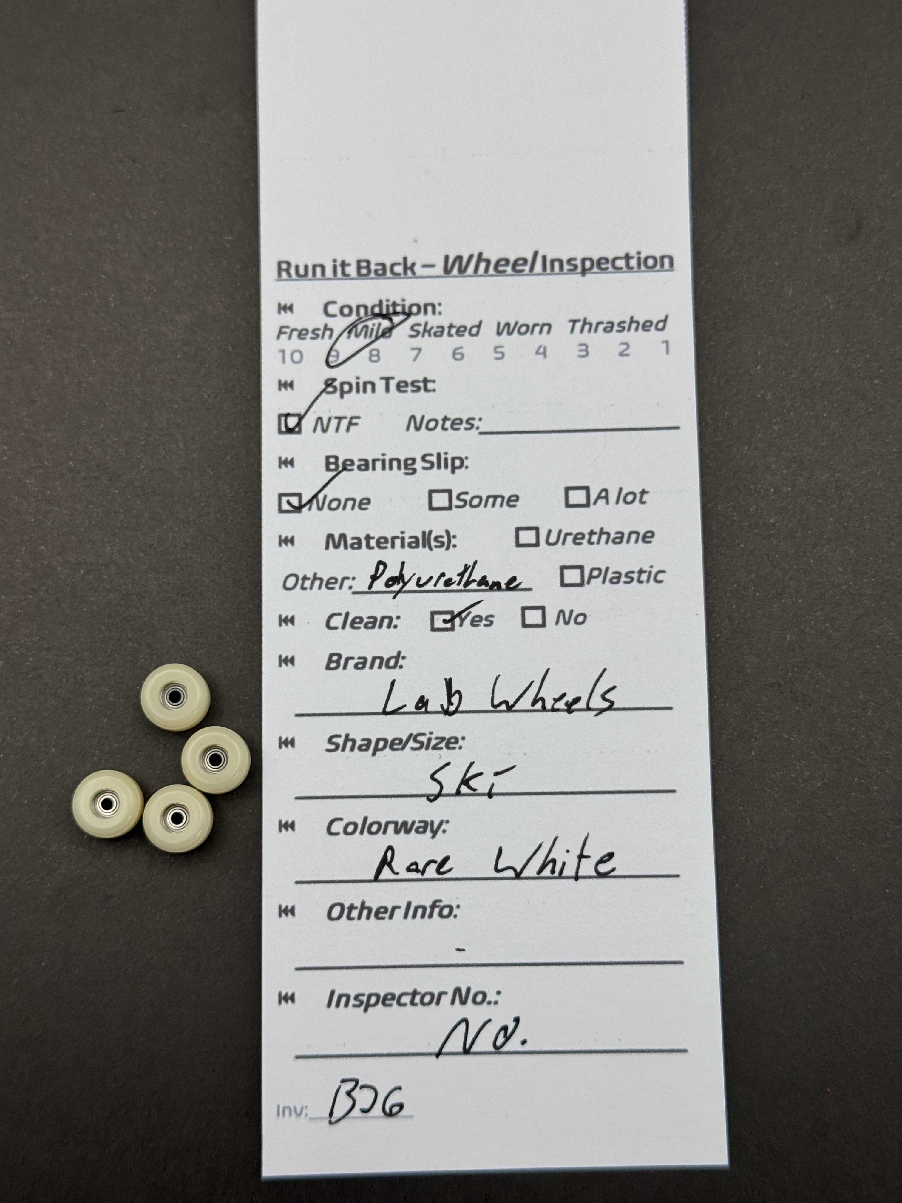 Lab Wheels Ski Rare White – Mild