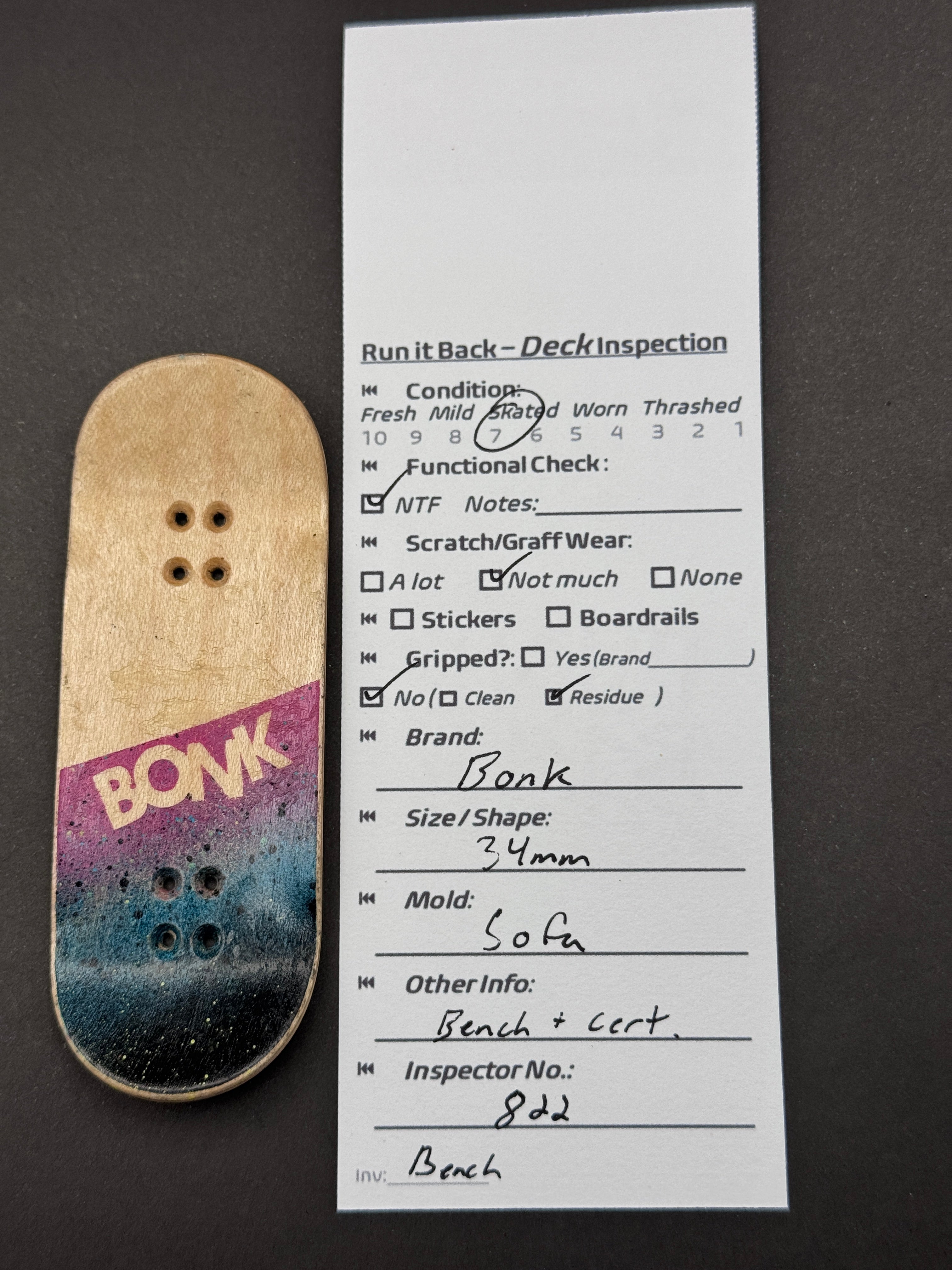 Bonk 34mm Sofa - Skated