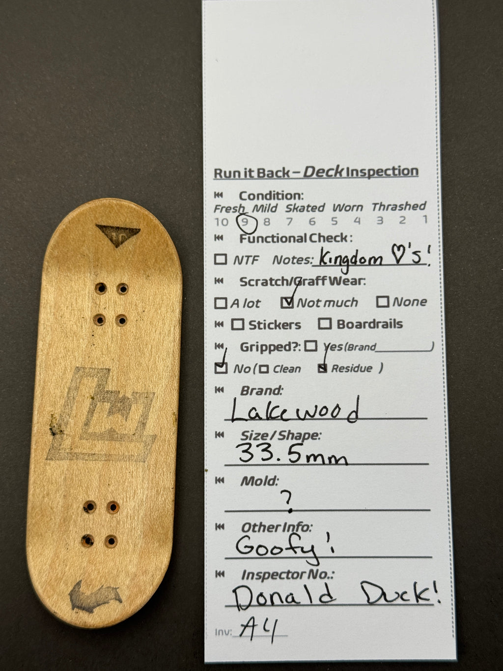 Beastpants 32mm I Feral - inspection card