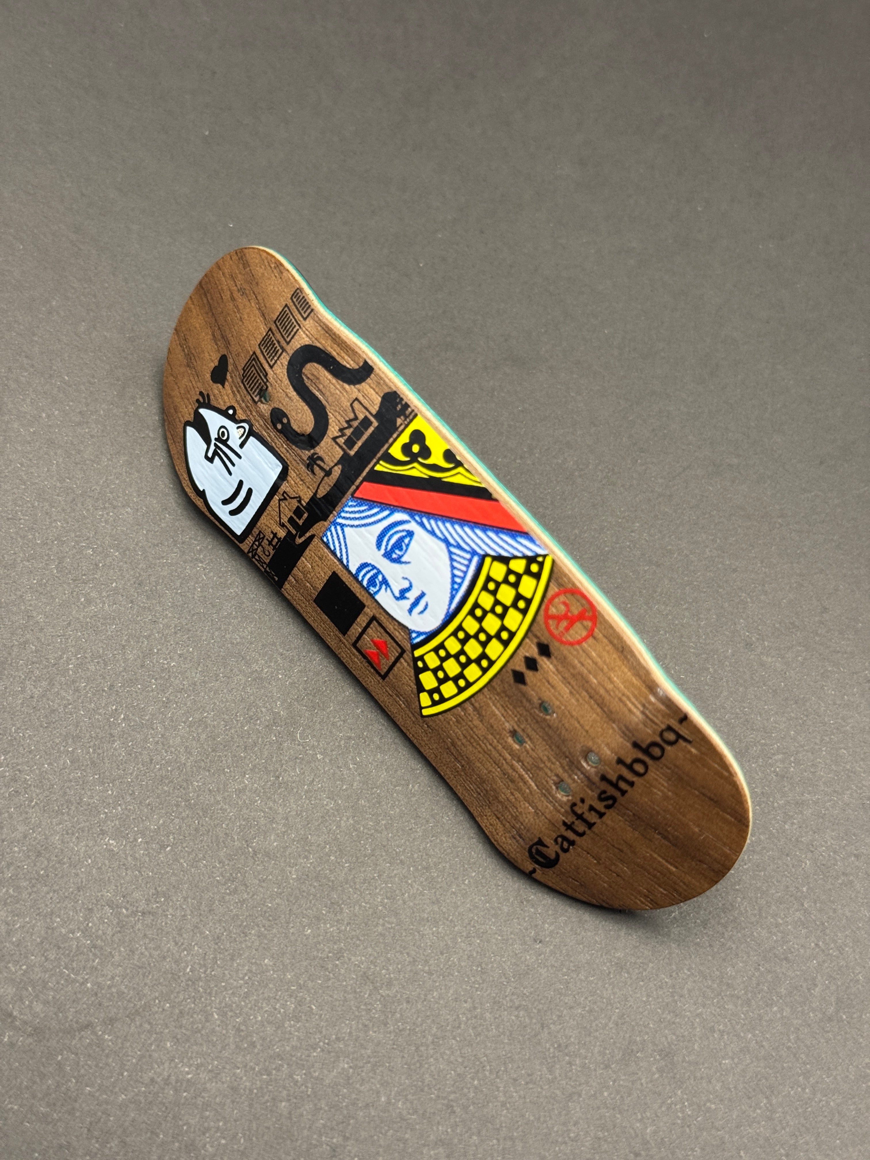 Catfishbbq 32mm Freshwater - deck graphic side