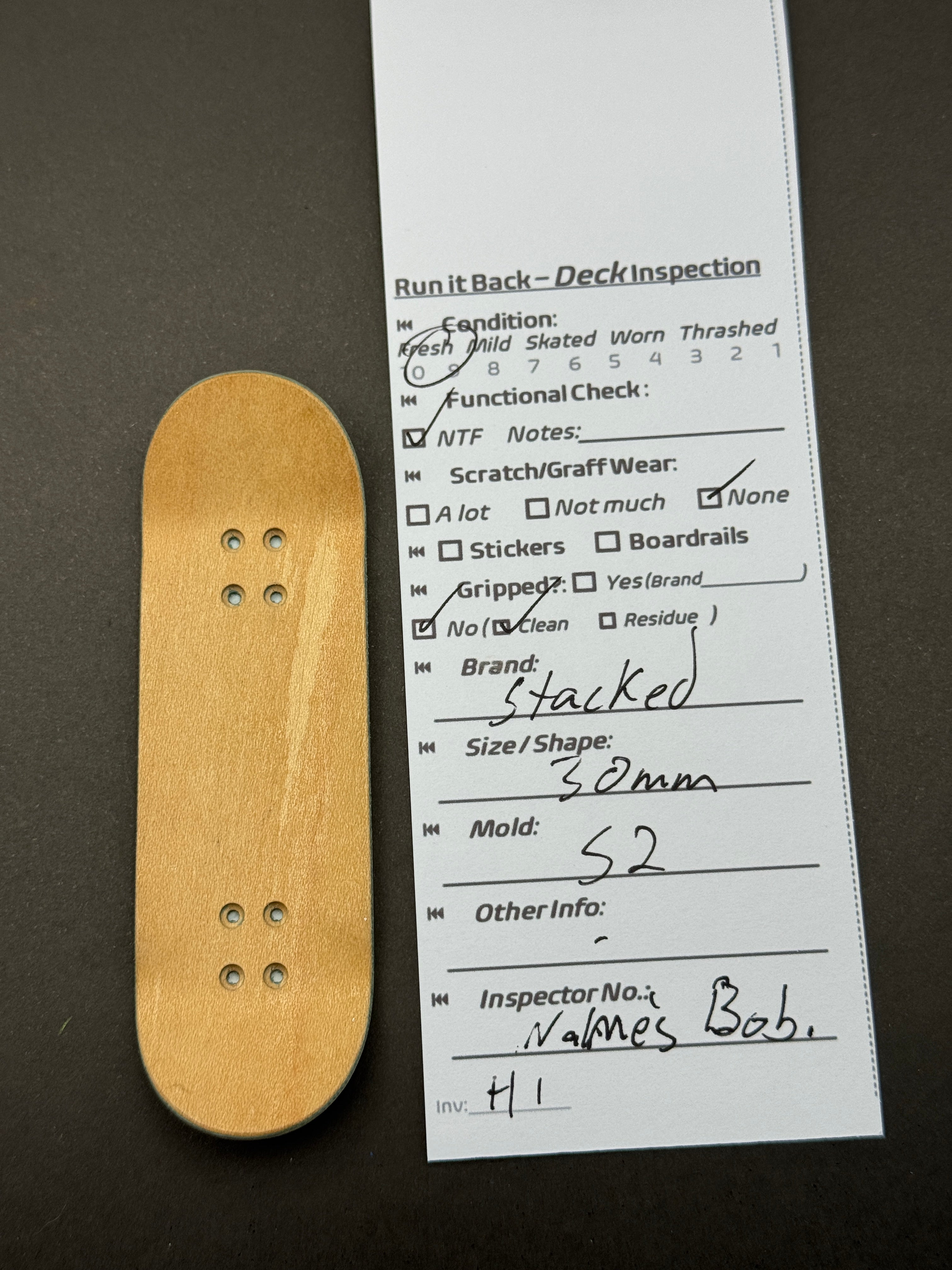 Stacked 32mm S2 - inspection card